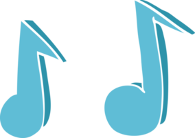 cartoon doodle musical notes png