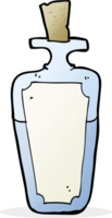 bouteille de potion de dessin animé png