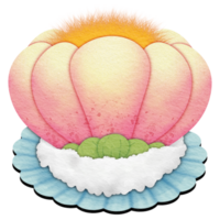 Dairy cream flower cake png