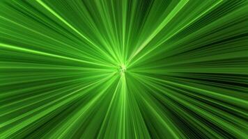 Green energy magic high-speed high-tech light digital tunnel frame of futuristic light rays energy lines. Abstract background. Video in high quality 4k, motion design