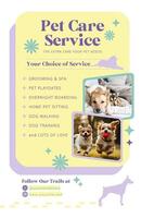 Pet Care Service Poster template