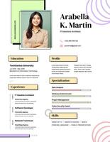 Creative Women in Technology Resume template