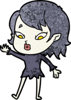 cute cartoon vampire girl png