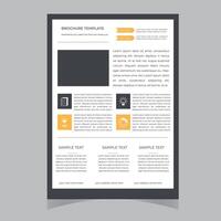 Corporate Flyer Design template stock illustration Newsletter, Brochure, Template, Design, Flyer - Leaflet vector