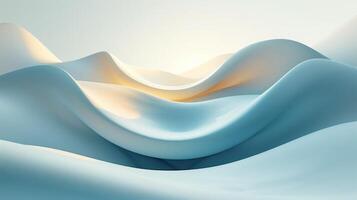 AI generated Serene Abstract Dunes photo