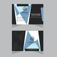 modern business card design . double sided business card design template . flat gradation business card inspiration vector