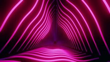 abstrait Triangle tunnel video