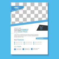 Home Sell Flyer Design vector