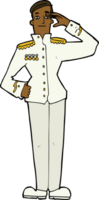 cartoon military man in dress uniform png