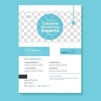 Corporate Flyer Design Templates vector