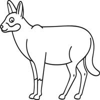 Domestic animals coloring pages. Animal coloring pages for coloring book. Animal outline images. Animal coloring pages vector