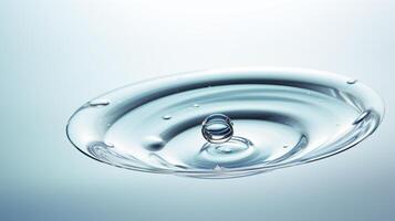 AI generated a drop of water hanging from a wire photo