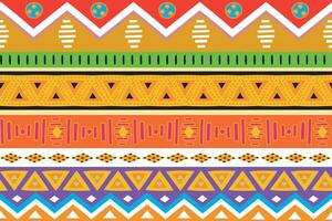 Illustration, The colorful fabric patterns with multi color background. vector