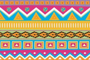 Illustration, The colorful fabric patterns with multi color background. vector