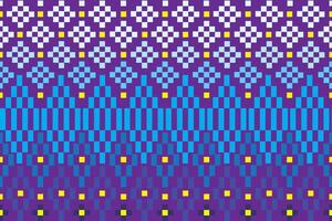 illustration pattern of the square on violet color background. vector