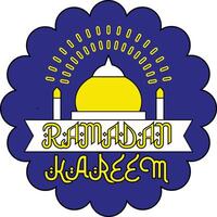 Ramadán kareem islámico antecedentes vector. gráfico diseño para el decoración de regalo certificados, pancartas, tarjeta y volantes. vector