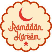 Ramadan Kareem Islamic Background vector.  Graphic design for the decoration of gift certificates, banners, card and flyer. vector