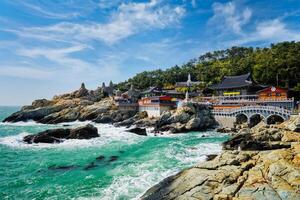 Haedong Yonggungsa Temple. Busan, South Korea photo