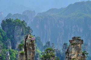 Zhangjiajie mountains, China photo