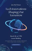 Technology Business Event Poster template