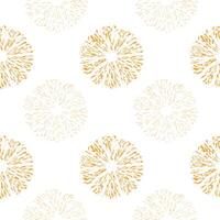 Simple seamless textile pattern with color round elements. Vector background illusrtration.