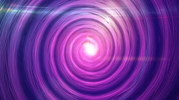 Purple energy magic hi-tech digital tunnel spiral vortex whirlpool frame made of futuristic force field energy lines. Abstract background. Video in high quality 4k, motion design