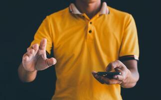 Photograph of business hands photo