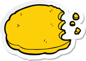 sticker of a cartoon cookie png