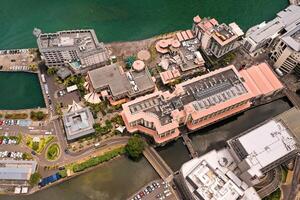 Aerial view of the city of Port-Louis, Mauritius, Africa photo