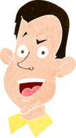 cartoon male face png