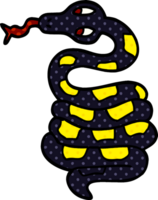 cartoon doodle poisonous snake png