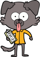 perro de dibujos animados con la lengua fuera png