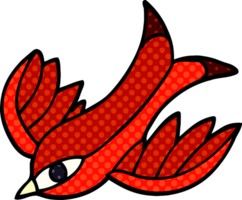 symbole d'hirondelle de tatouage de doodle de dessin animé png