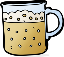 cartoon mug of beer png