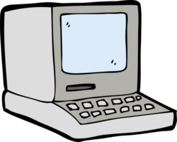 alter computer der karikatur png