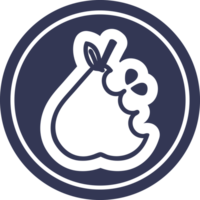 juicy pear circular icon png