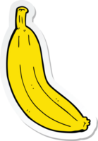 adesivo de uma banana de desenho animado png