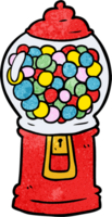 máquina de chicles de dibujos animados png