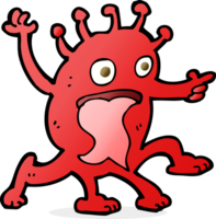 cartoon weird little alien png