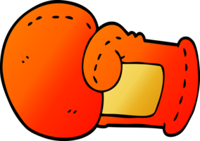 cartoon doodle boxing glove png