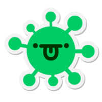 blank virus sticker png