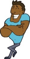 cartoon muscle guy png