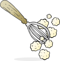 hand drawn cartoon whisk png