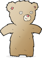 ours en peluche de dessin animé png