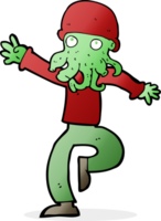 homme monstre extraterrestre de dessin animé png