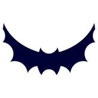 símbolo de murciélago de halloween png