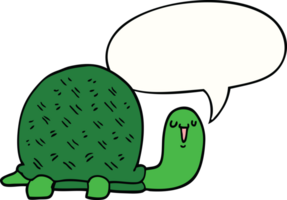 cute cartoon turtle with speech bubble png