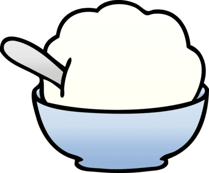 lutning skuggad knäppa tecknad serie is grädde skål png