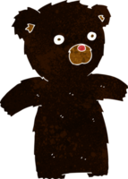 cartoon black bear png