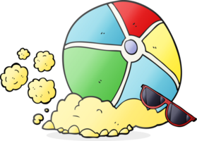 cartoon beach ball png